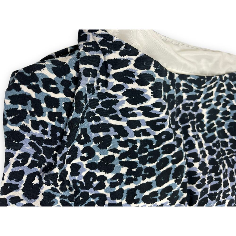 Miraclesuit Dazzle Tankini Underwire Top | Size 8 | Luxe Leopard  - Black Grey - Picture 10 of 10